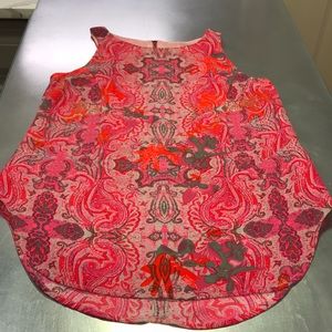 Cabi sleeveless tank. Sz S. Multi vibrant colors.